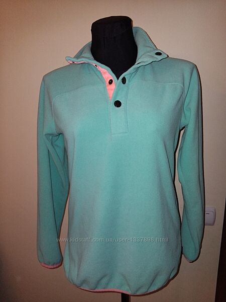 Кофта флісова на 14 років Кофта флисовая нежно-бирюзовая 164р. 