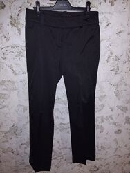 Штани чорні класичні офісні 44-46р. наш Штани атласные брюки S Стан нових