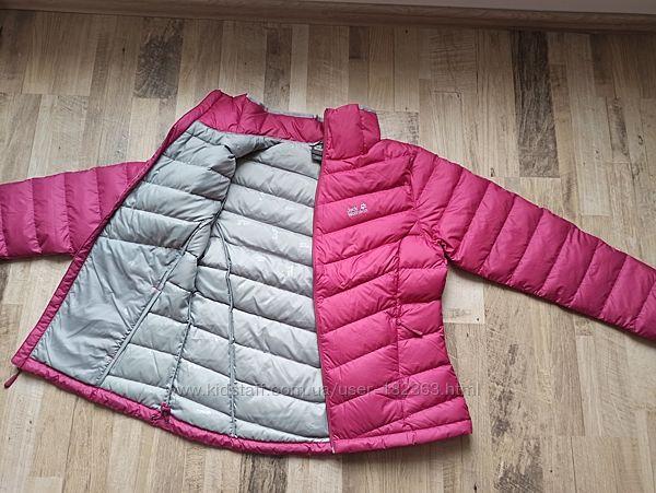 L, 52 легкий, комфортный пуховик jack wolfskin оригинал
