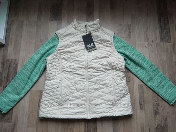 2xl, 56 jack wolfskin комбинация из флисовой кофты и жилета 3-в-1