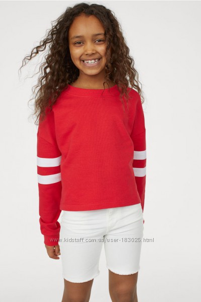 Твиловые шорты девочке 9 10 11 лет от H&M