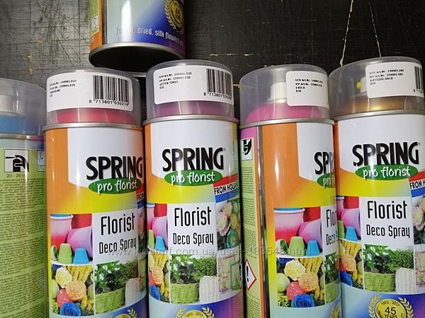 Краска-лак для цветов и декора Spring