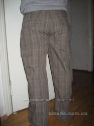 Продам брюки мужские, Германия, р 50 , 6 карманов, плащевка в клетку