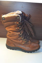 Timberland 37.5р ботинки высокие снегоступы кожаные зимние