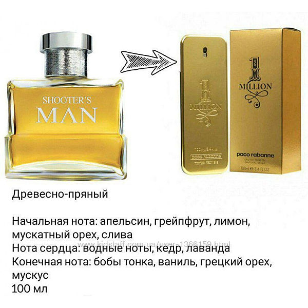 Чоловіча парфумована вода Shooter&acutes Man 