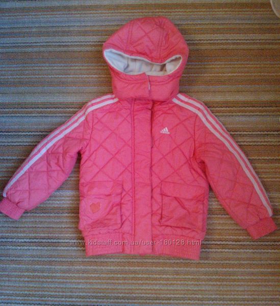Детская тёплая демисезонная курточка куртка 4-5 года Adidas оригинал