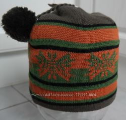 Зимние шапки Ти Ти one size, 50 - 52 см, красная, зеленая