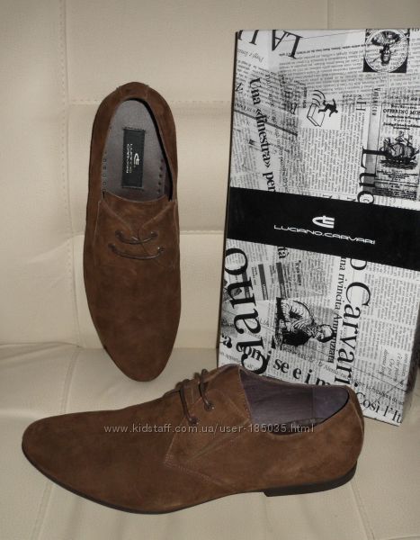 Фирменные туфли Luciano Carvari для стильного мужчины в наличии