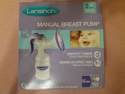 Ручной молокоотсос с аксессуарами Manual Breast Pump, Lansinoh