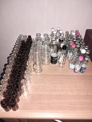 Міні пляшечки для творчості. Мини бутылочки для поделок