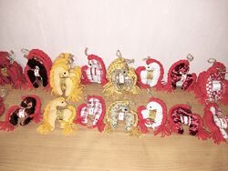 Іграшка для декору, на ялинку, на подарунок. Вогняний кінь