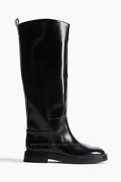Люксовые сапоги трубы до колен  KNEE-HIGH BOOTS H&M.