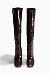 Шоколадные сапоги трубы Chocolate Ankle Boots H&M.