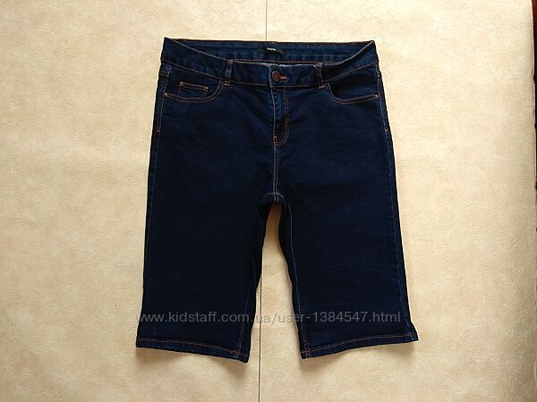 Стильные джинсовые шорты бриджи George, 14 pазмер. 