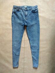Стильные джинсы скинни с высокой талией H&M, 14 pазмер. 