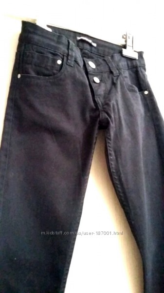 Продам черные джинсы скинни TERRANOVAi на девочку 9-10 лет