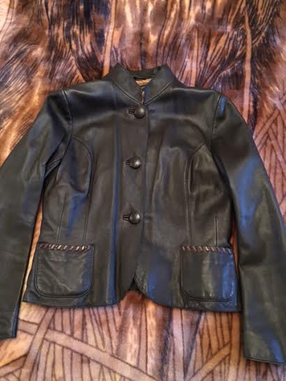 Стильная лайковая куртка Betty Jackson, Англия, оригинал, бренд, M&92L