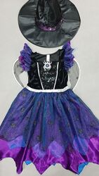 Карнавальный костюм Колдунья Ведьмочка Волшебница на Хеллоуин 