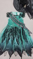 Карнавальный костюм Колдунья Ведьмочка Волшебница на Хеллоуин 