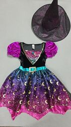 Карнавальный костюм Колдунья Ведьмочка Волшебница на Хеллоуин 