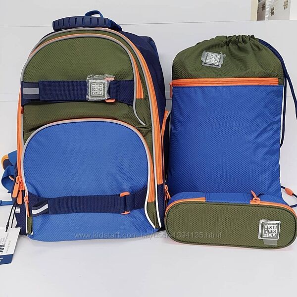 Набір, комплект Wonder Kite SET WK21-702M-2, рюкзак, пенал, сумка