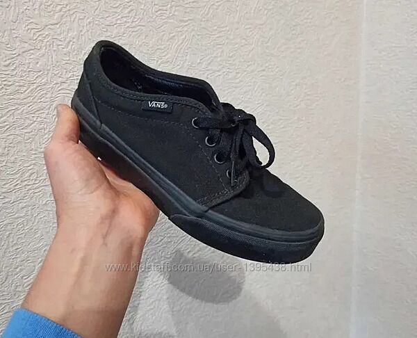 Кеди чорні оригінал vans розмір 33 Vans