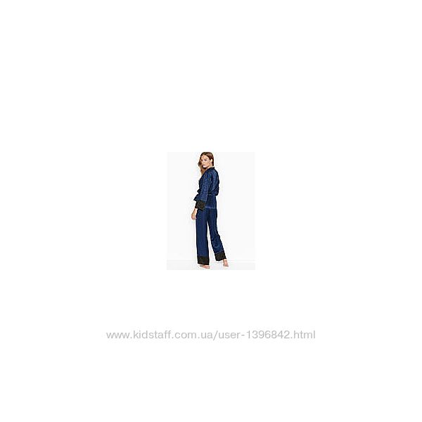 Шикарный атласный домашний ромпер, костюм, пижама Victoria&acutes Secret
