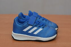 Синие детские кроссовки на липучках Adidas, 23 размер. Оригинал