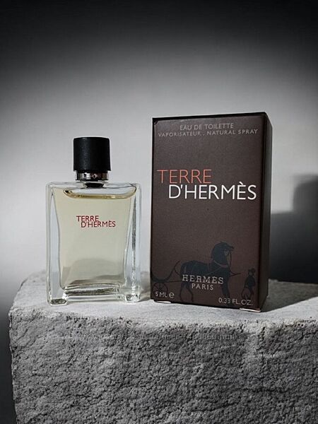 Hermes Terre D&acuteHermes, туалетная вода EDT, миниатюра 5 мл.