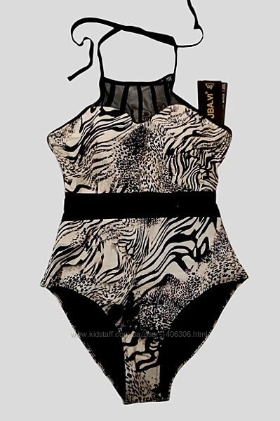 Крутой Сдельный, цельный, слитный купальник леопардовый принт сетка FUBA 48