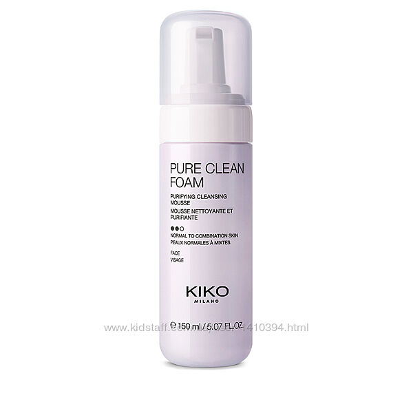 Kiko Milano Pure Clean Foam Миючий і очищаючий мус для обличчя