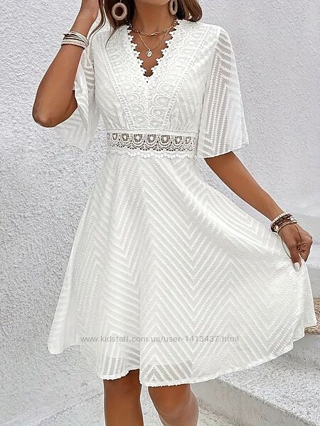 Сукня жіноча, святкова, біла, XL