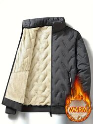 Чоловіча темно сіра осіння куртка, 2XL 