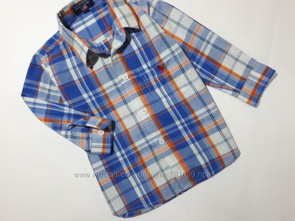 Рубашка Polo Ralph Lauren 3-4 года бу