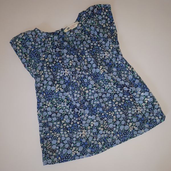  Легкая летняя рубашка блуза H&M девочке 4-5 лет бу
