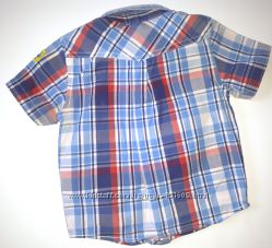  Рубашка шведка Max boys мальчику 6-12 мес бу