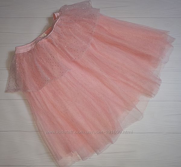  Карнавальная юбка из фатина с блестками 6-8 лет бу