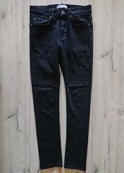 Узкие джинсы скинни Zara mаn на подростка 13 лет 158 см длина 98, шаг 72, п