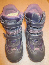Детские ботинки 29 размер. 19см. сапоги зимние 28 натуральный мех