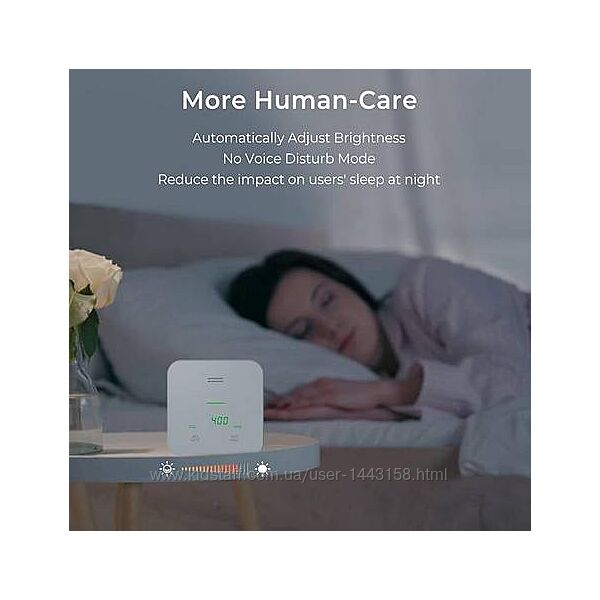 Монитор детектор диоксида углерода CO2 Siterwell Англия