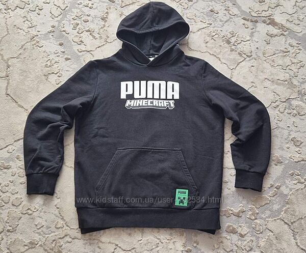 Кофта худі світшот Puma Майнкрафт для хлопчика підліткар.160-170см  р. S/M.