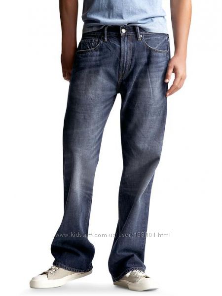 Геп. Классические прямые не узкие  джинсы. Большой размер и рост