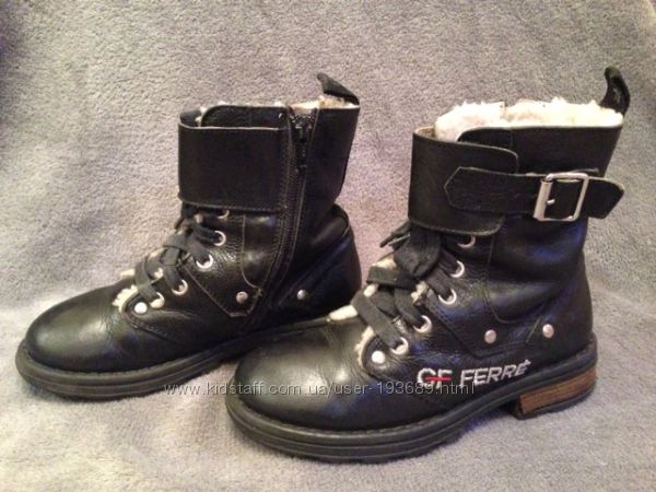 Зимние детские ботинки GF Ferre на натуральном меху 