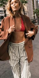 Брюки хлопковые Zara