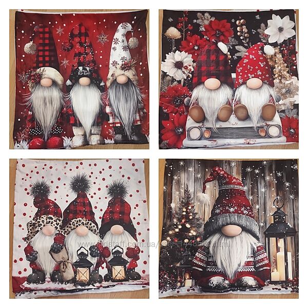 Красочные новогодние наволочки