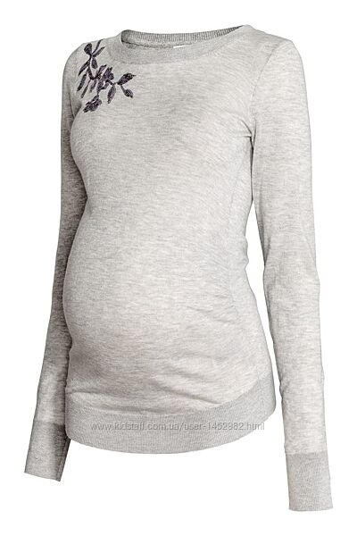 Распродажа H&M Джемпер беременным свитер кофта размер S 42 