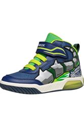 Дитячі кросівки хайтопи Geox Inek 25 р змигалками вимикаються  