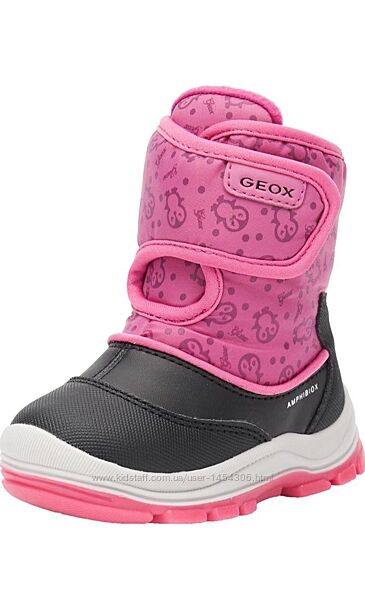 Дитячі зимові черевики Geox Flanfil 23 р чоботи дівчинці