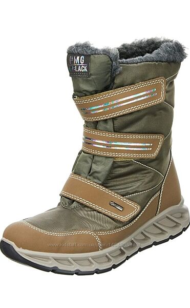 Зимові дитячі чоботи дутики Primigi Snow Boot 37 розмір зимние сапоги 