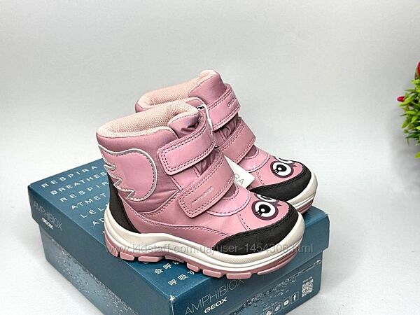 Зимові черевики Geox Flanfil 24,25 р чоботи дівчинці ботинки сапоги девочке